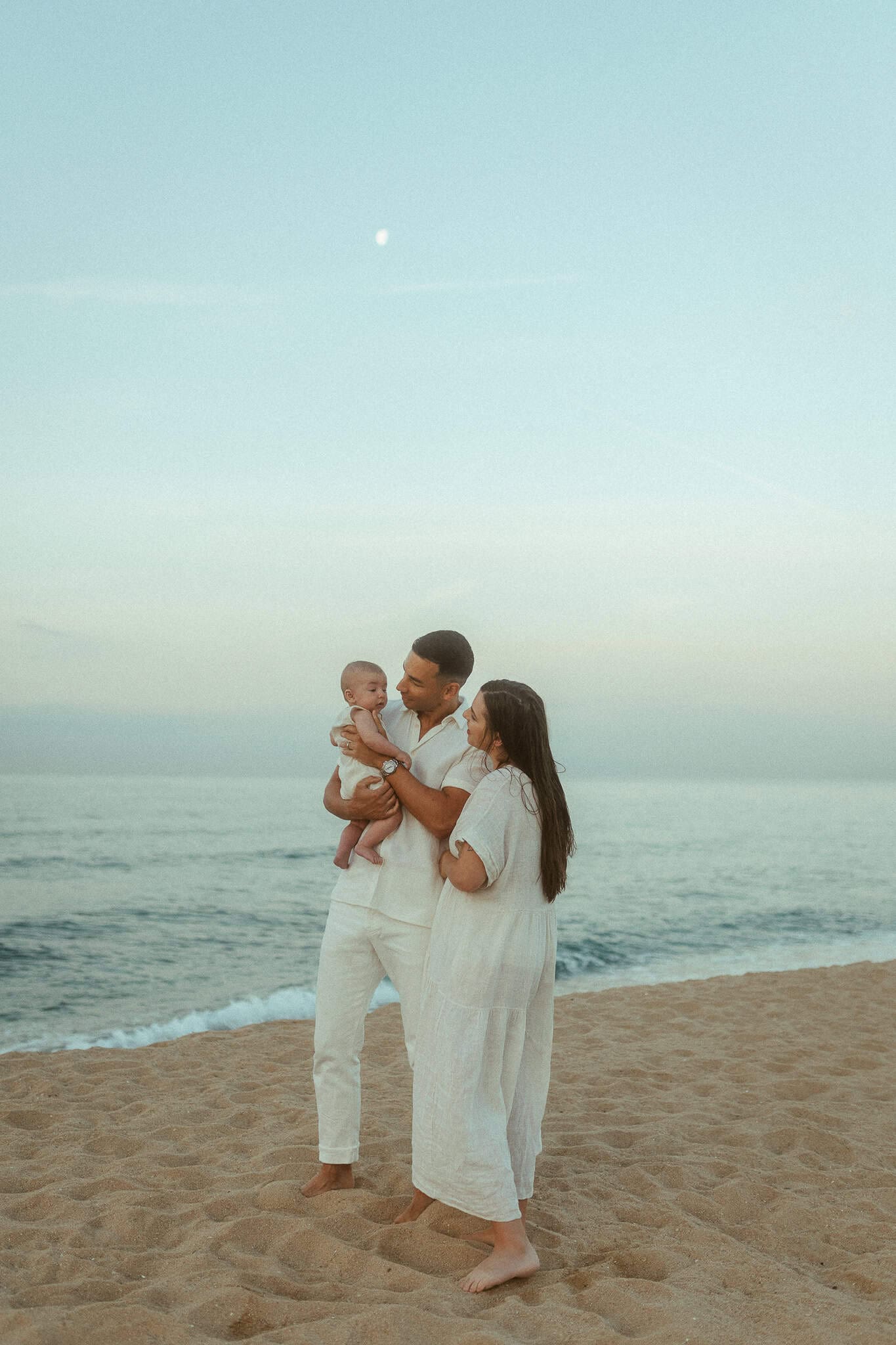 Family Photoshoot in thea beach of Maresme