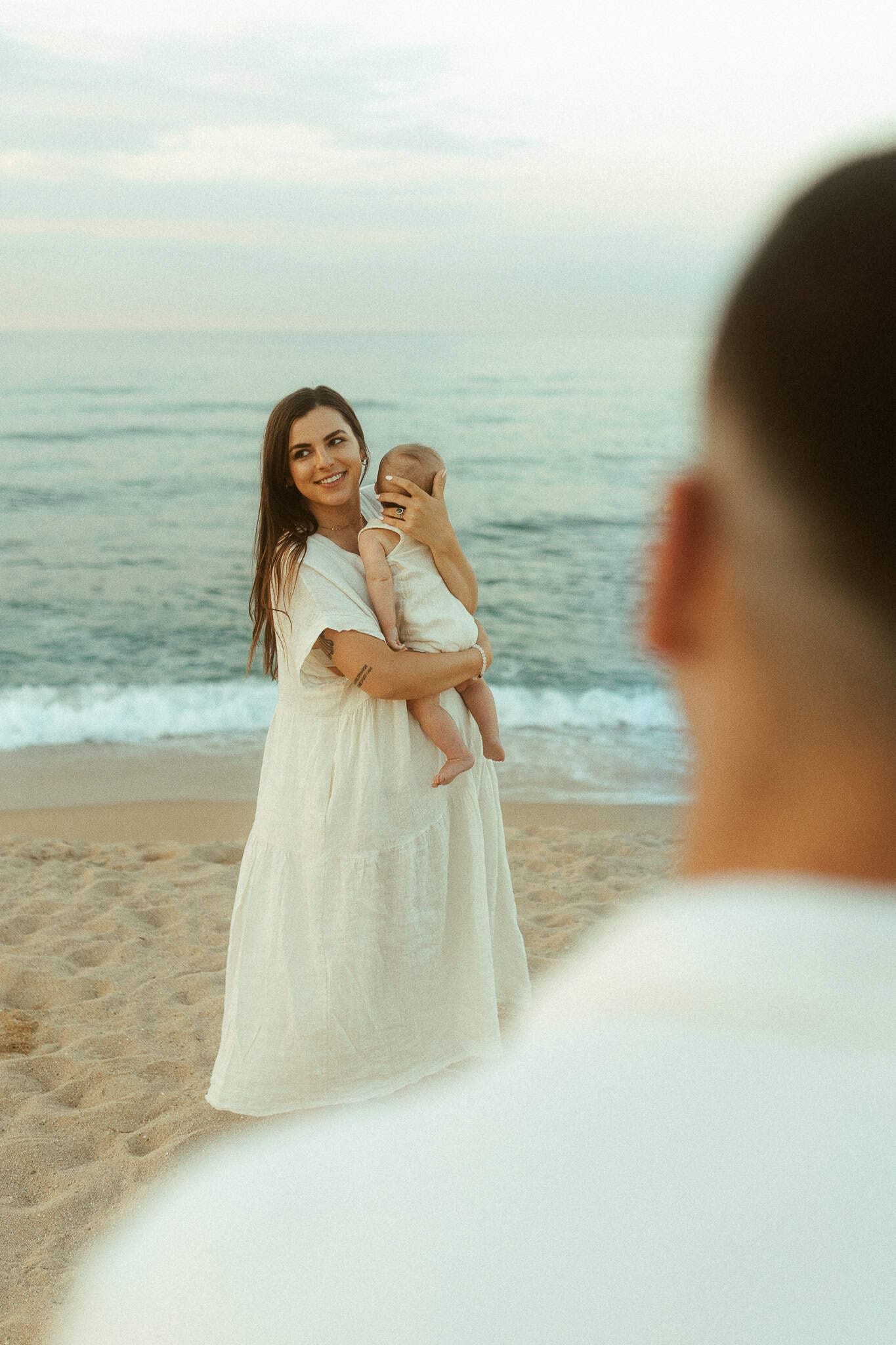 Family Photoshoot in the beach of Maresme