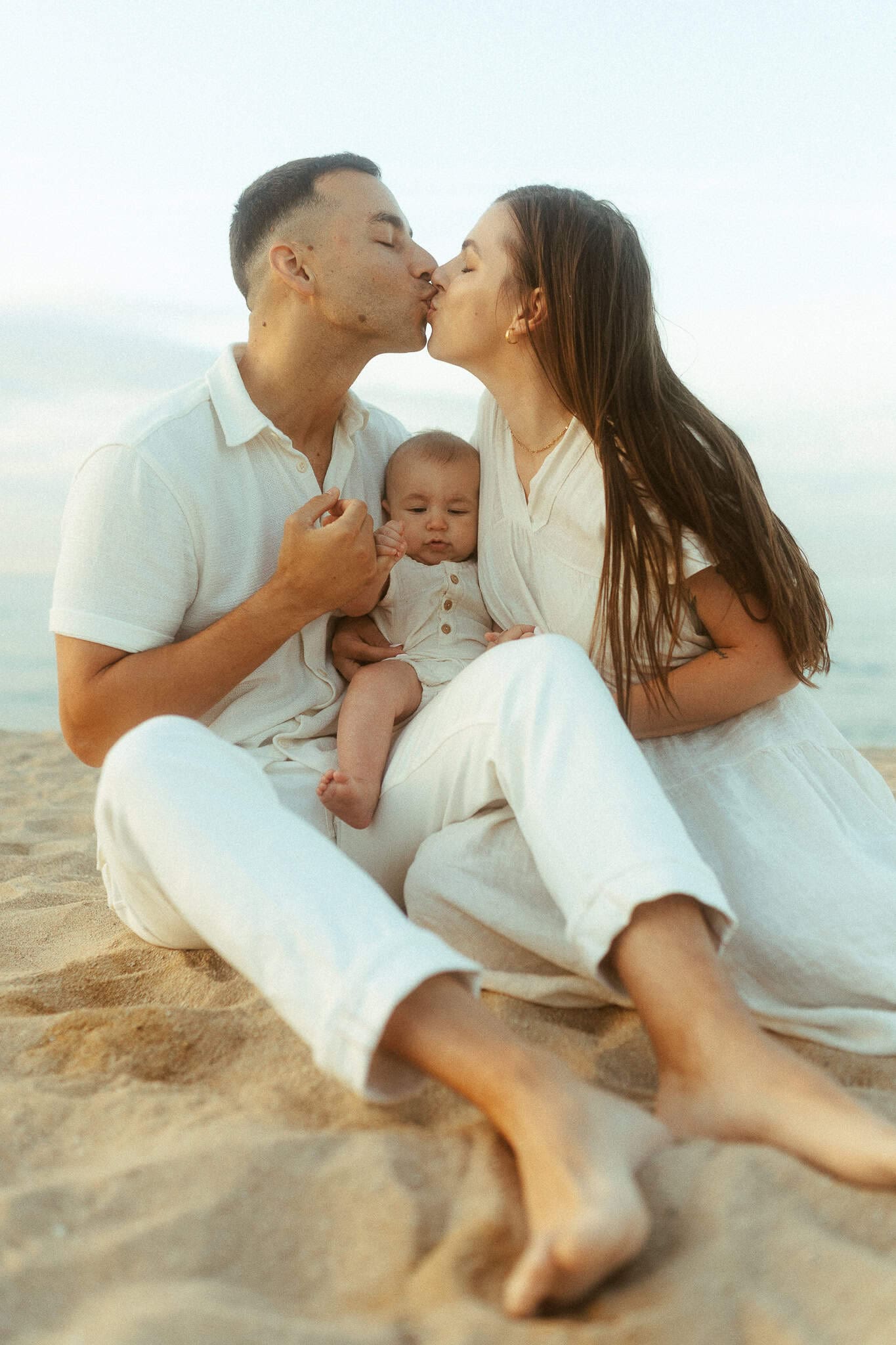 Family Photoshoot in the beach of Maresme