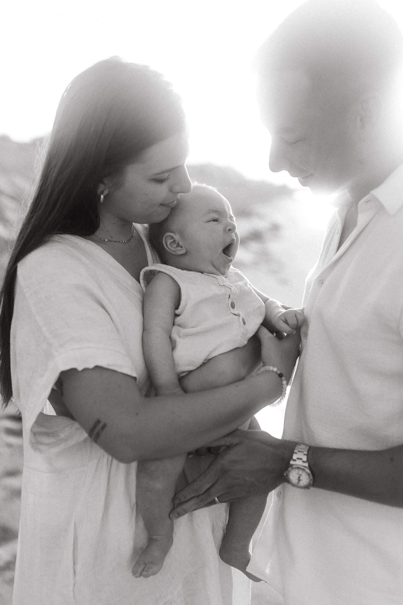 Family Photoshoot in the beach of Maresme
