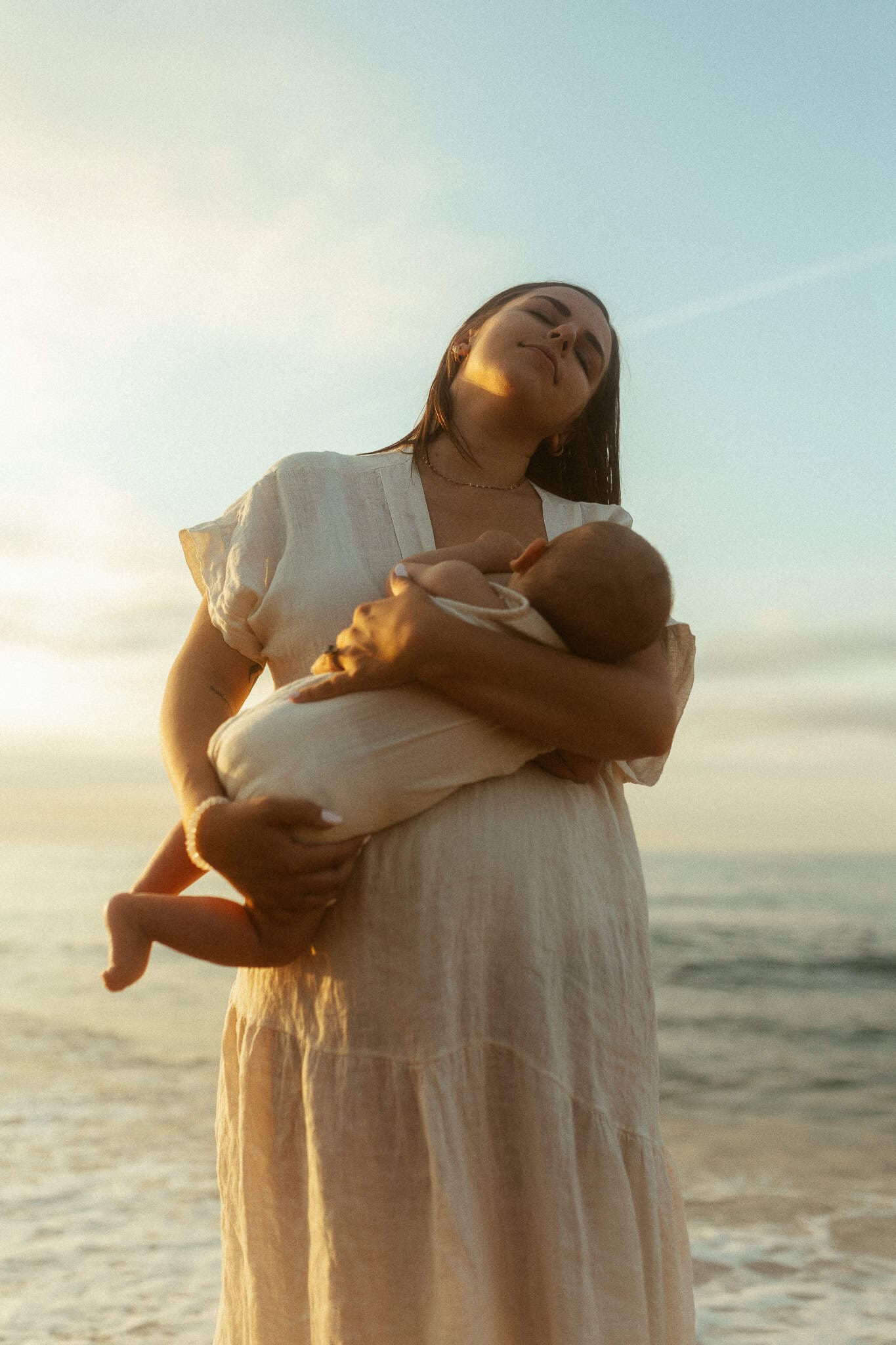 Family Photoshoot in the beach of Maresme