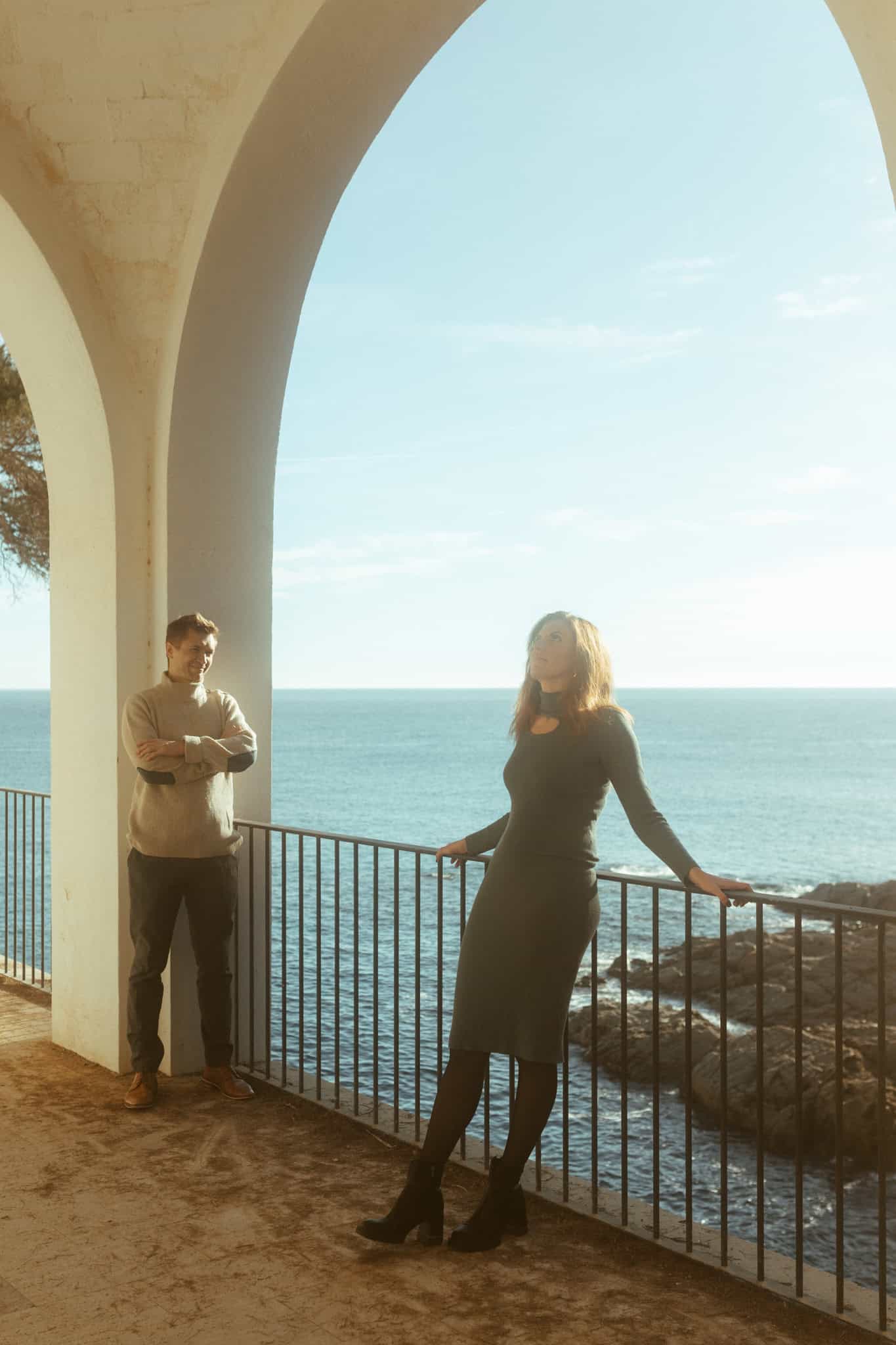 Proposal photo session in the coast of Costa Brava