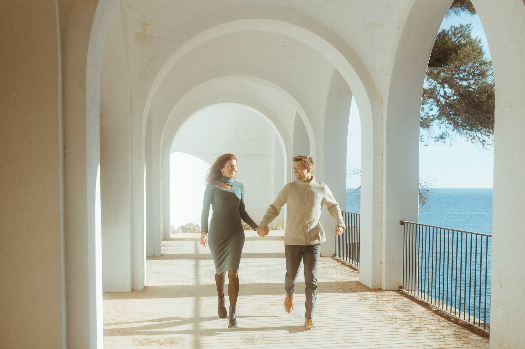 Proposal photo session in the coast of Costa Brava