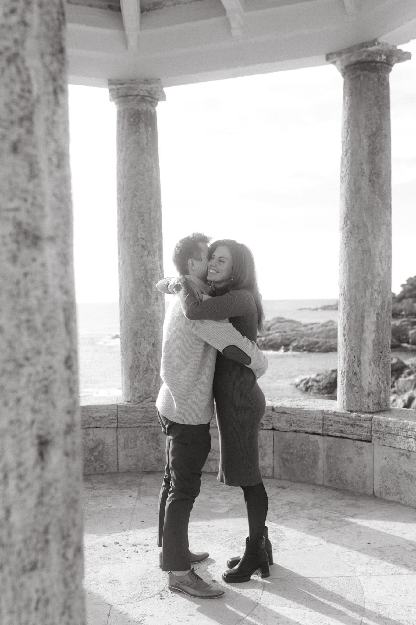 Proposal photo session in the coast of Costa Brava