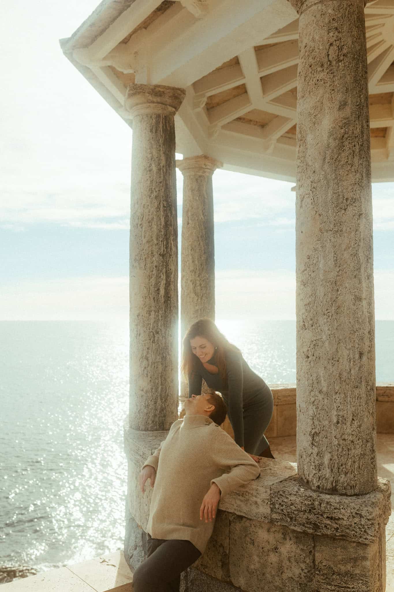 Proposal photo session in the coast of Costa Brava