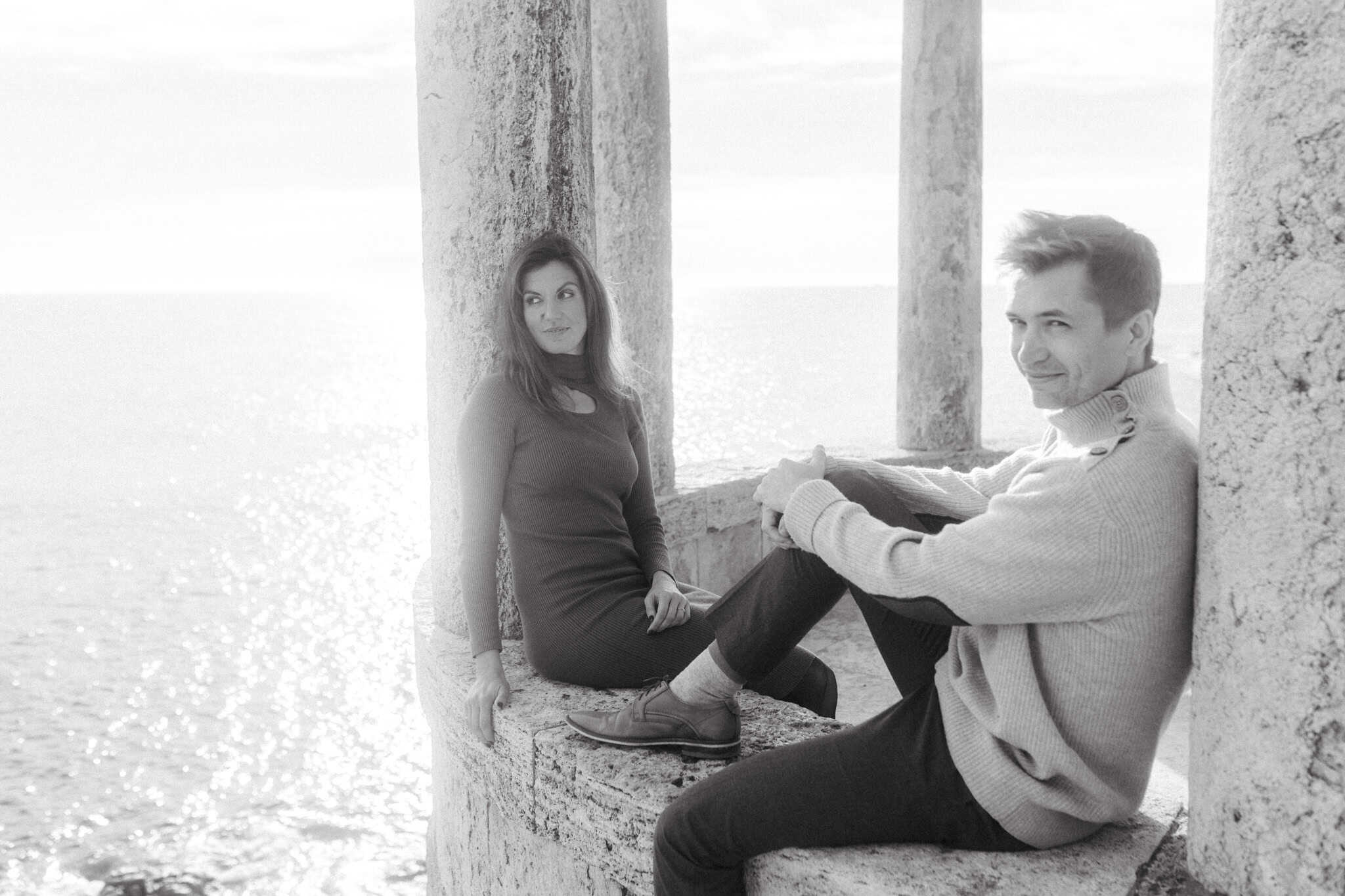 Proposal photo session in the coast of Costa Brava