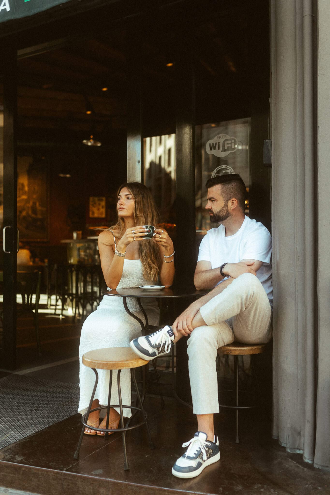 Candid Couples Photoshoot Barcelona's old town