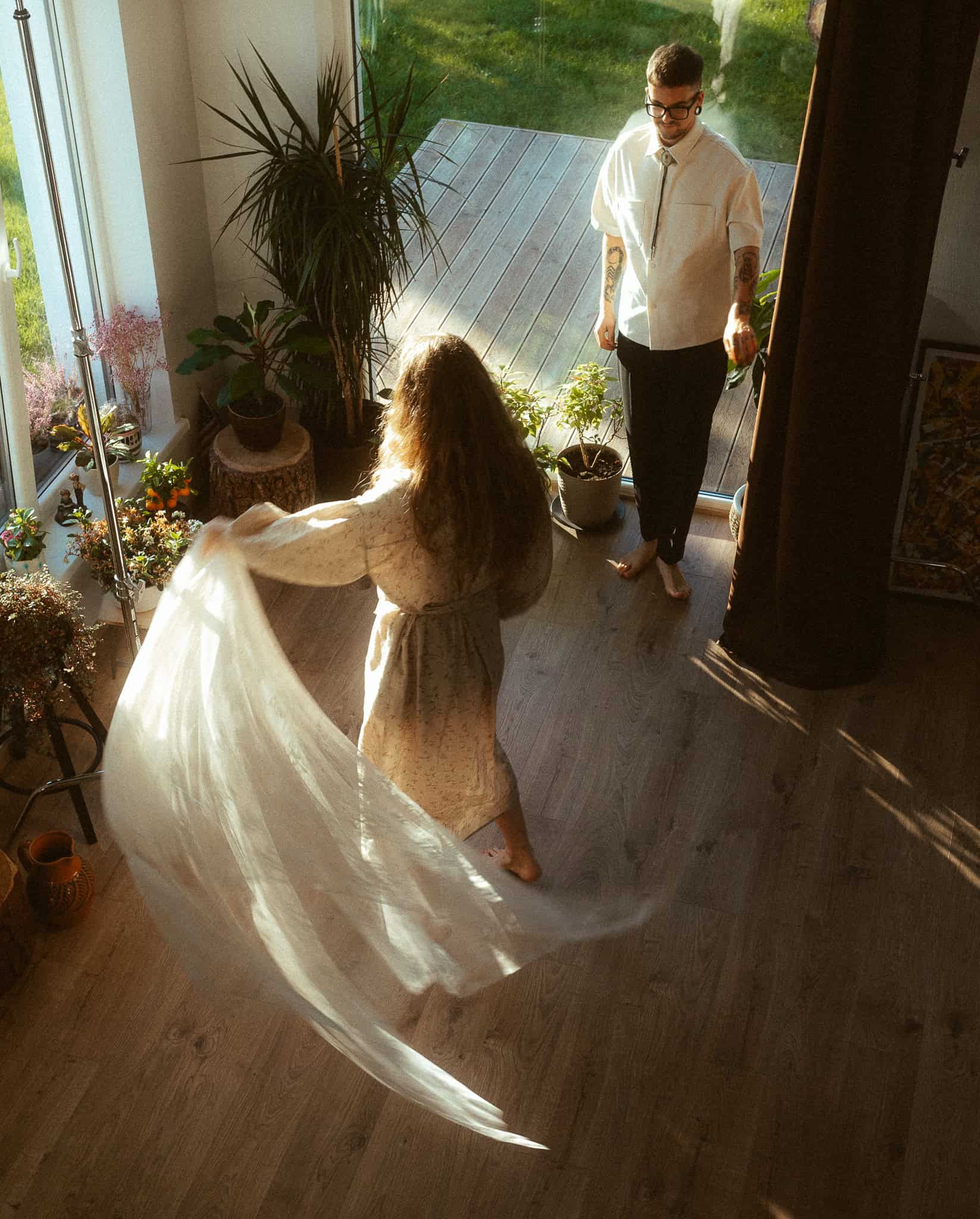 Creative couples photoshoot