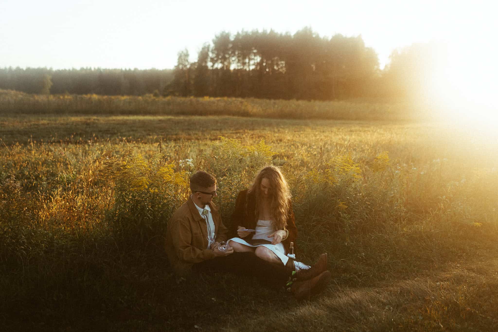 Creative couples photoshoot