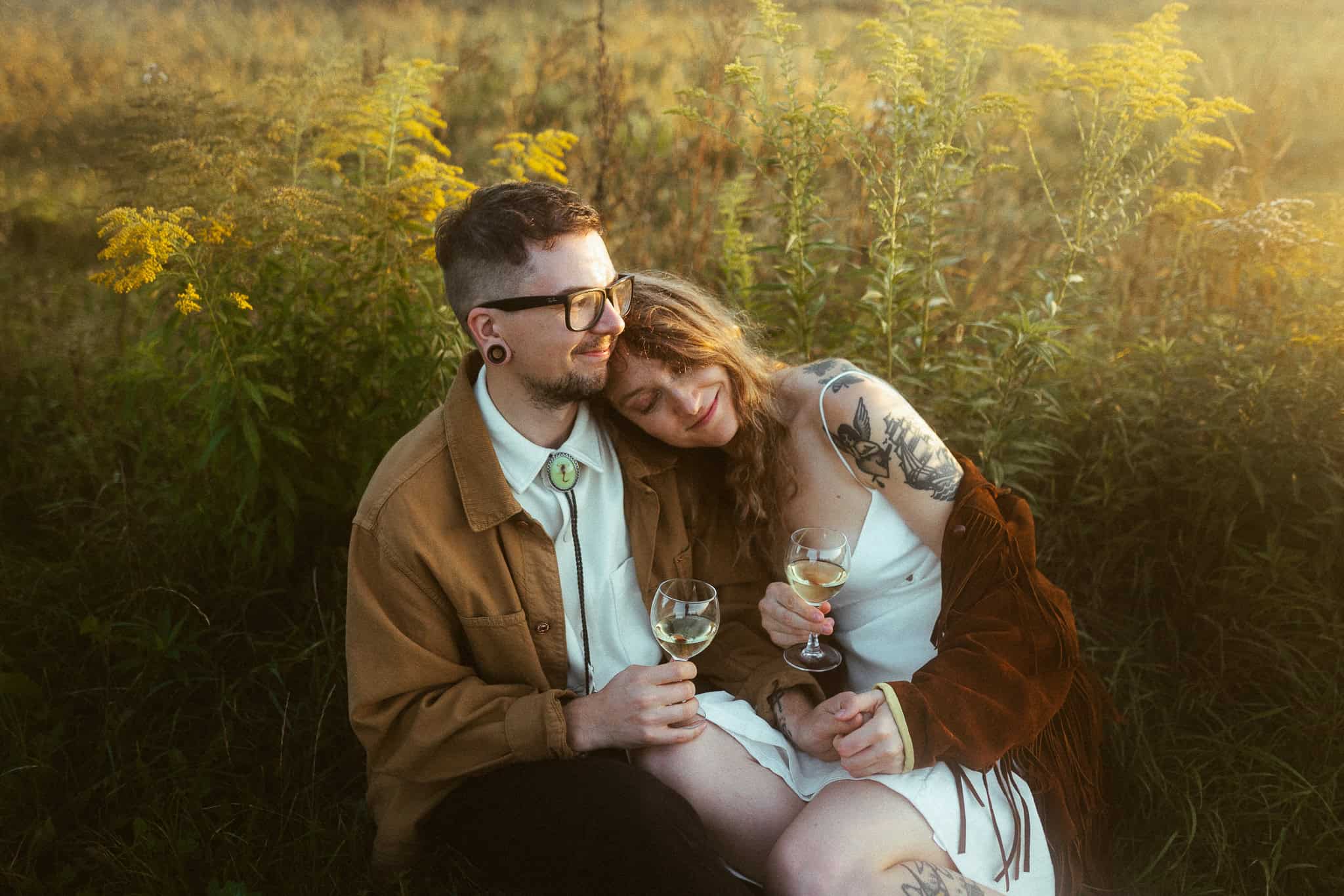 Creative couples photoshoot