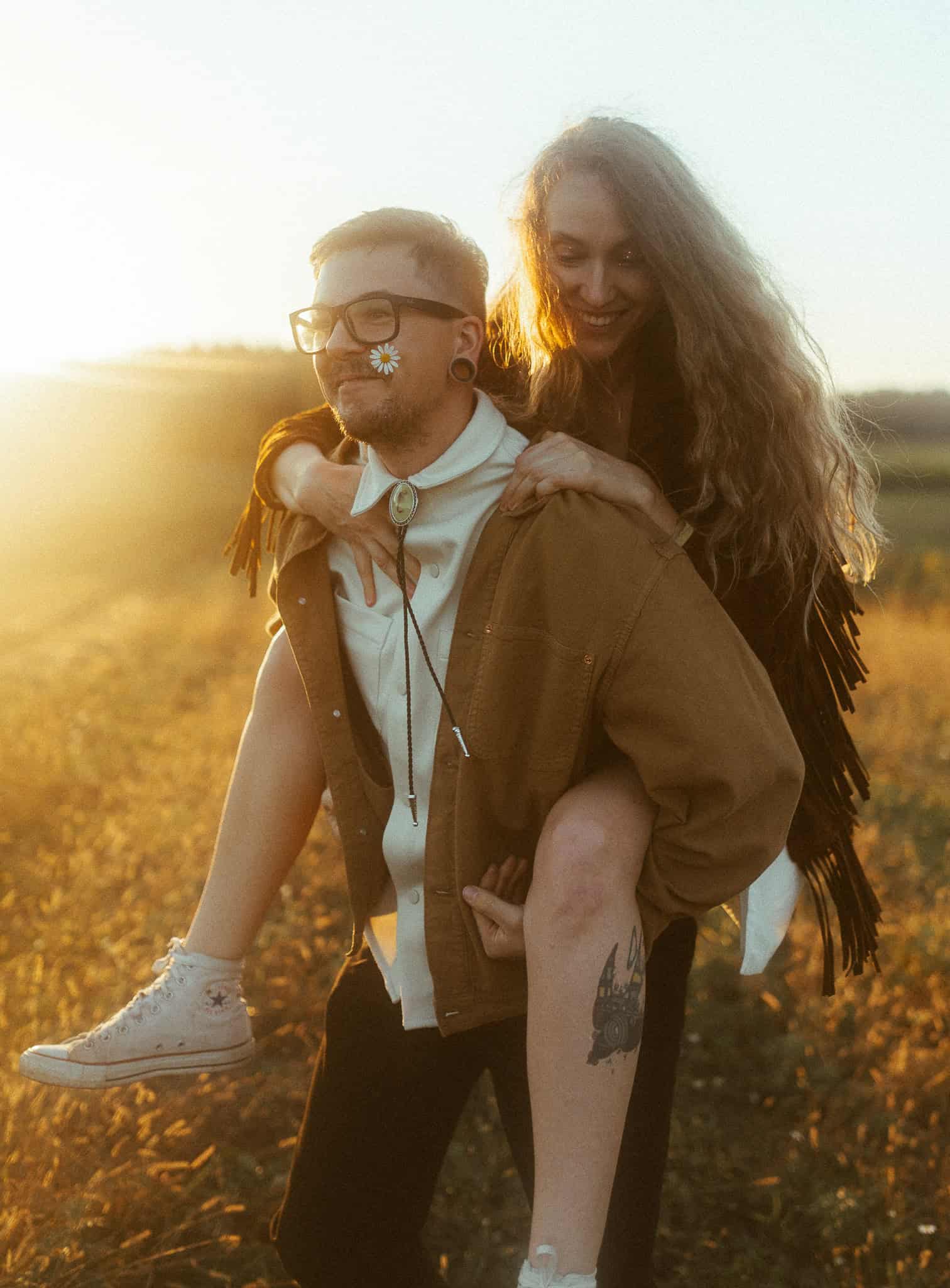 Creative couples photoshoot