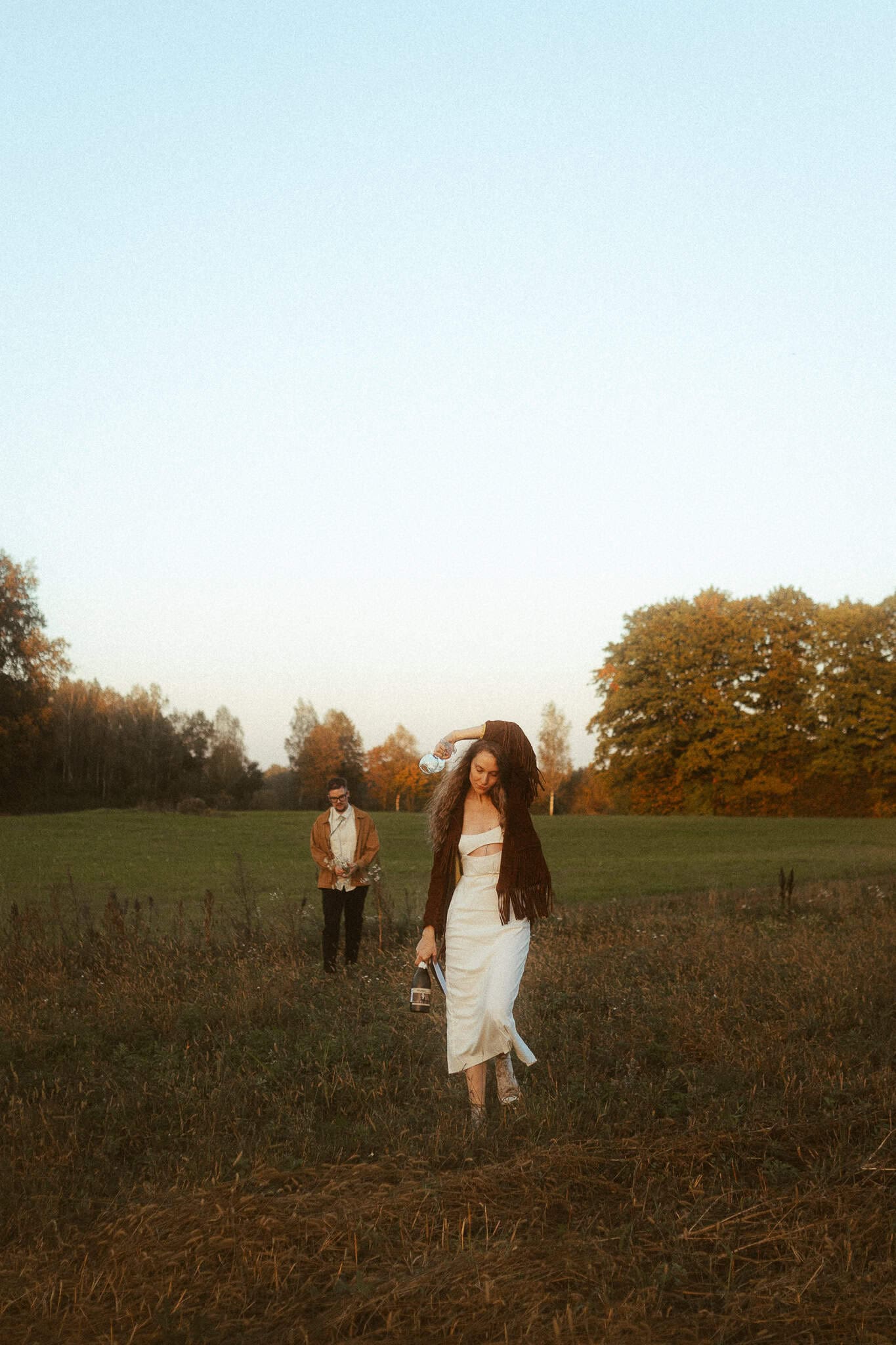 Creative couples photoshoot in nature