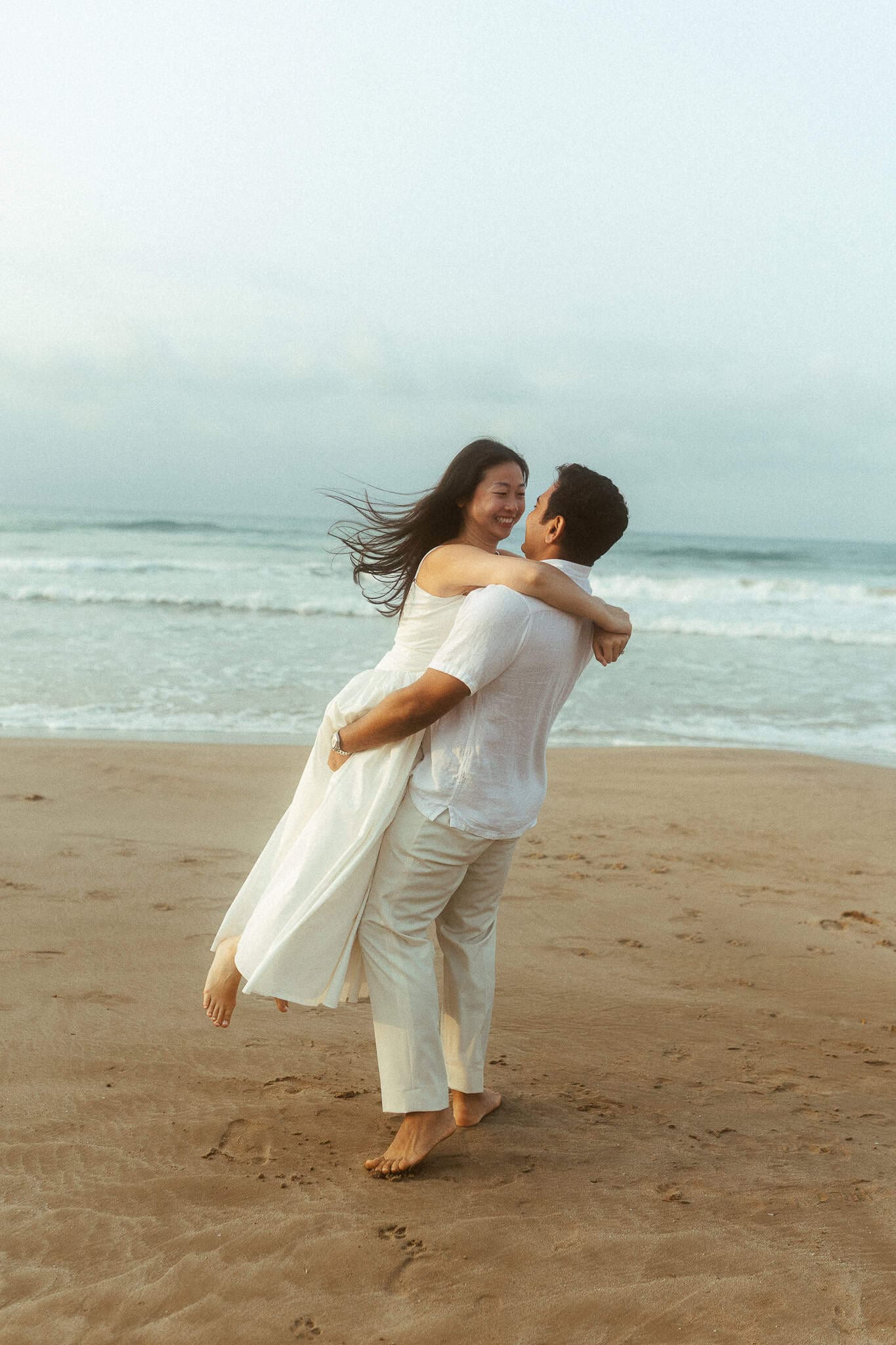 Couple Photoshoot in Sitges beach