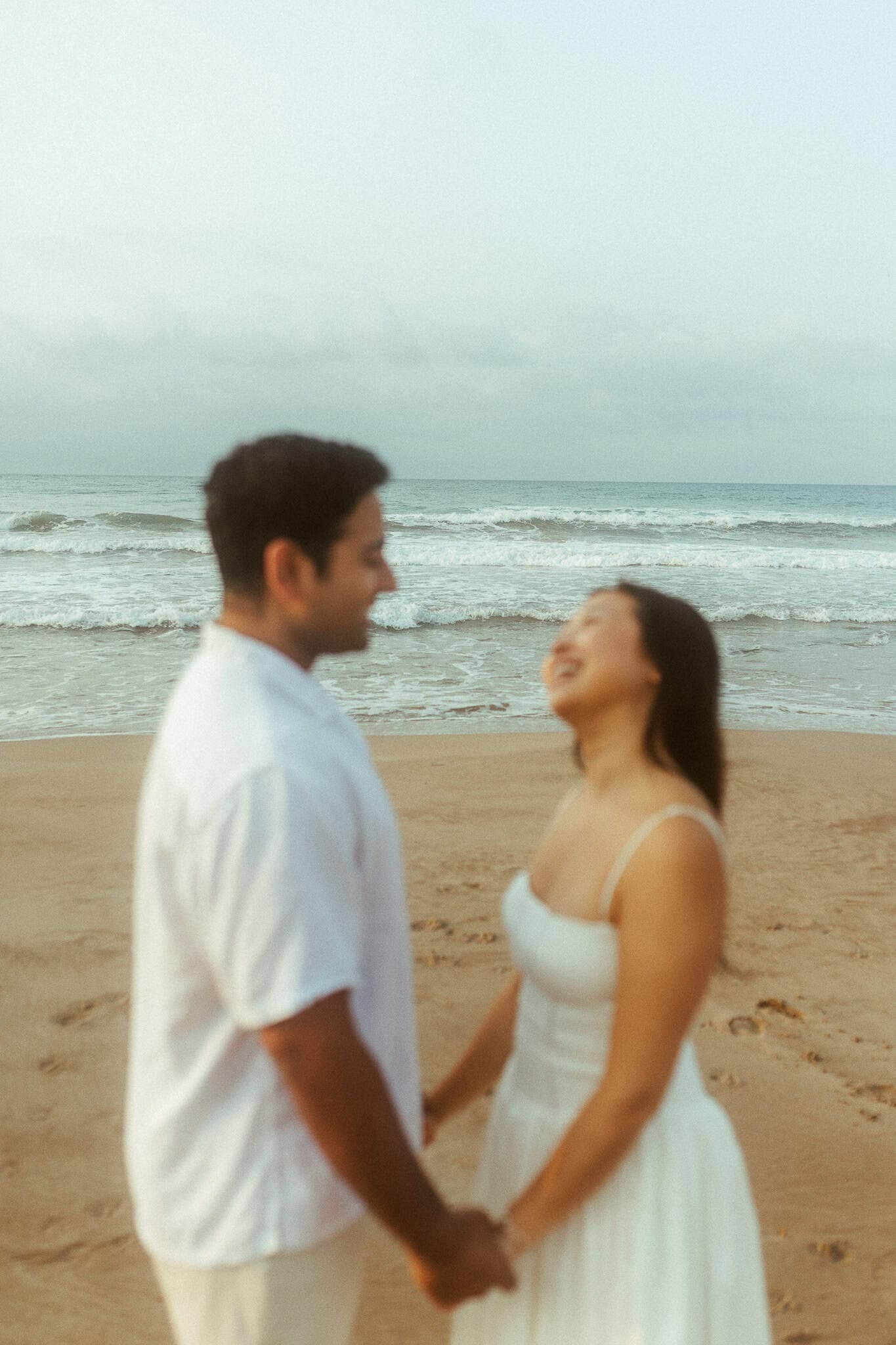 Couple Photoshoot in Sitges beach