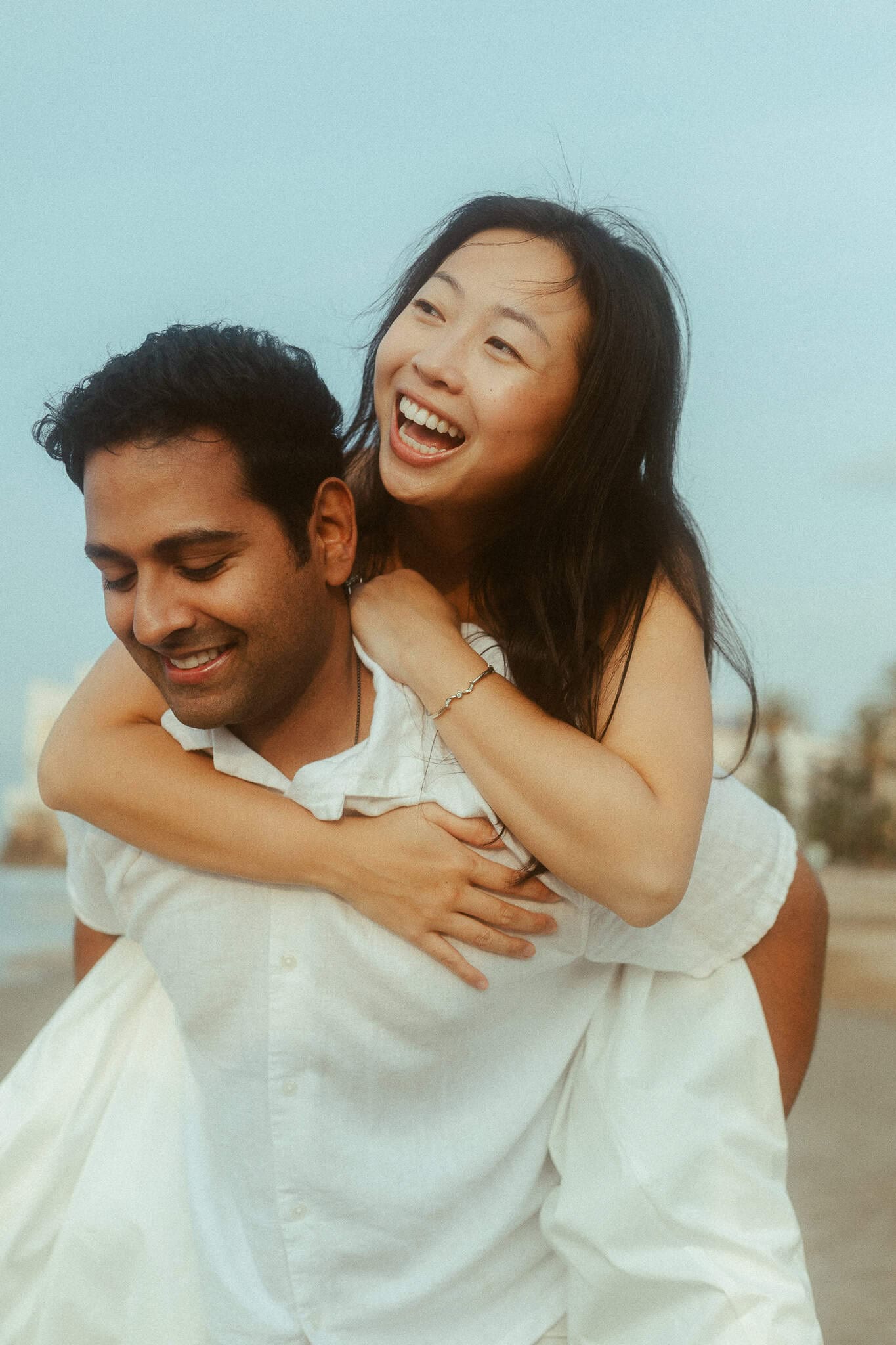 Couple Photoshoot in Sitges beach