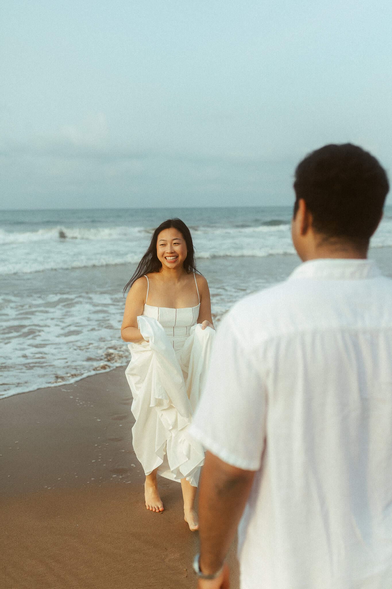 Couple Photoshoot in Sitges beach