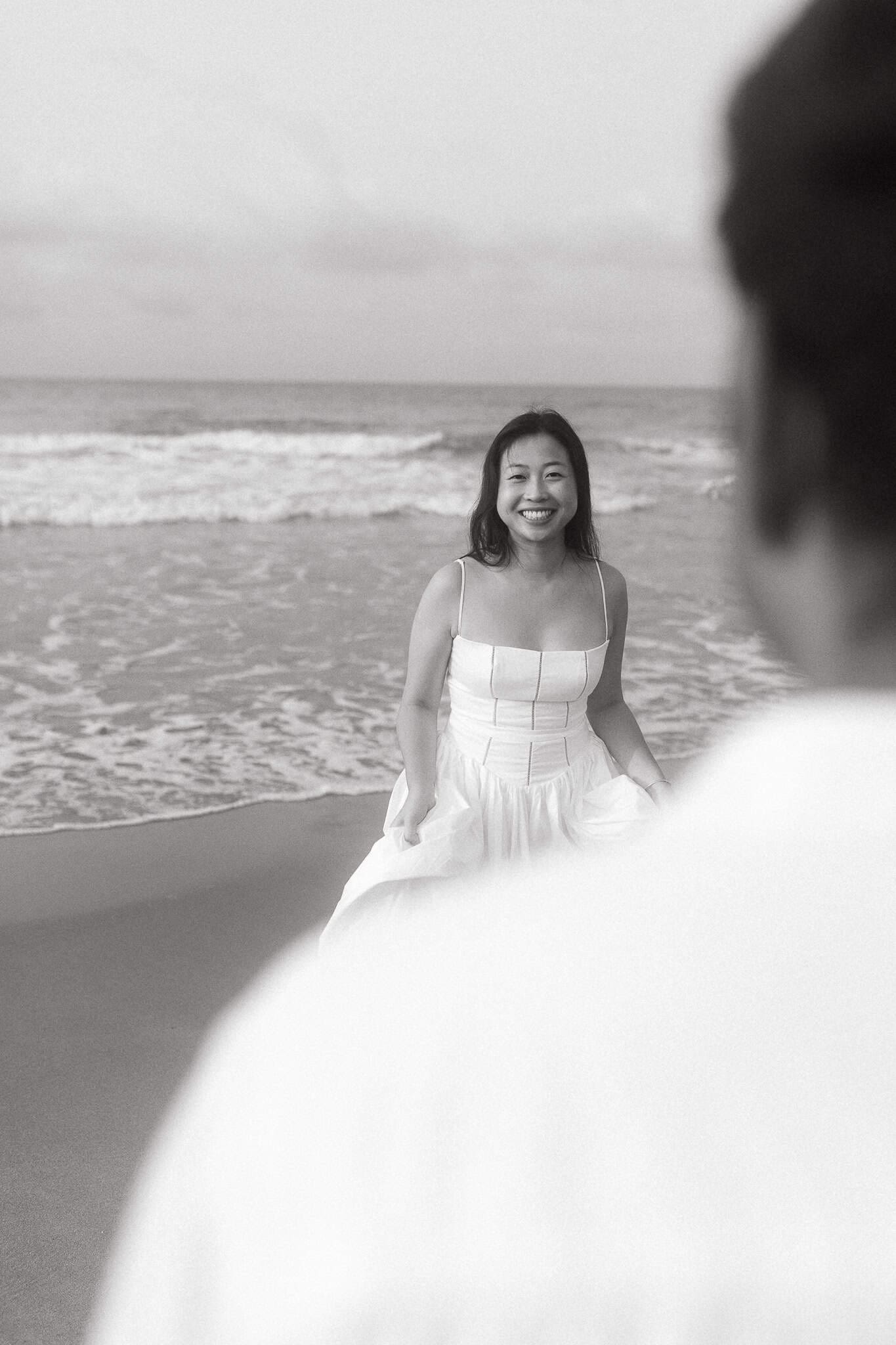 Couple Photoshoot in Sitges beach