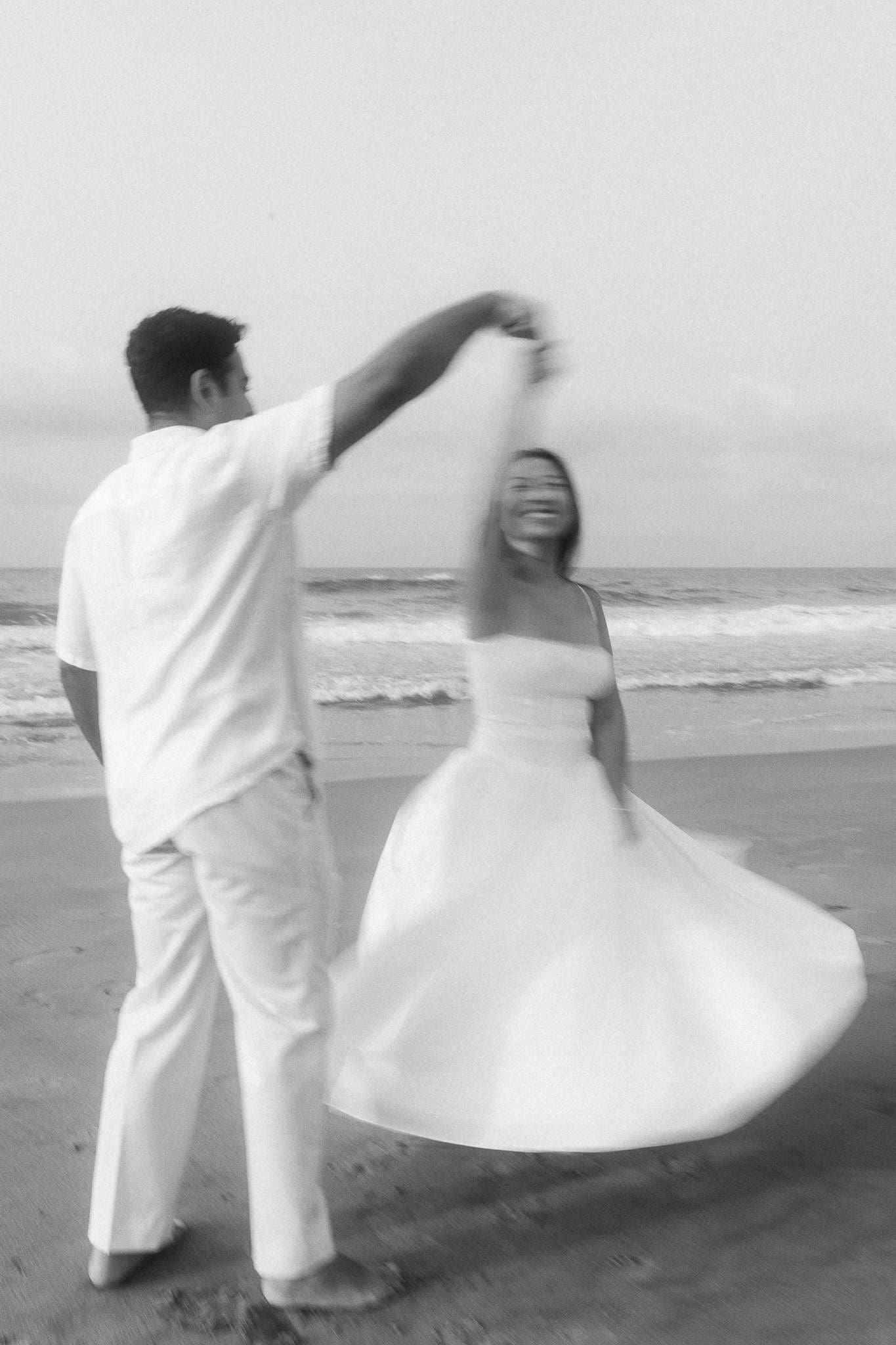 Couple Photoshoot in Sitges beach