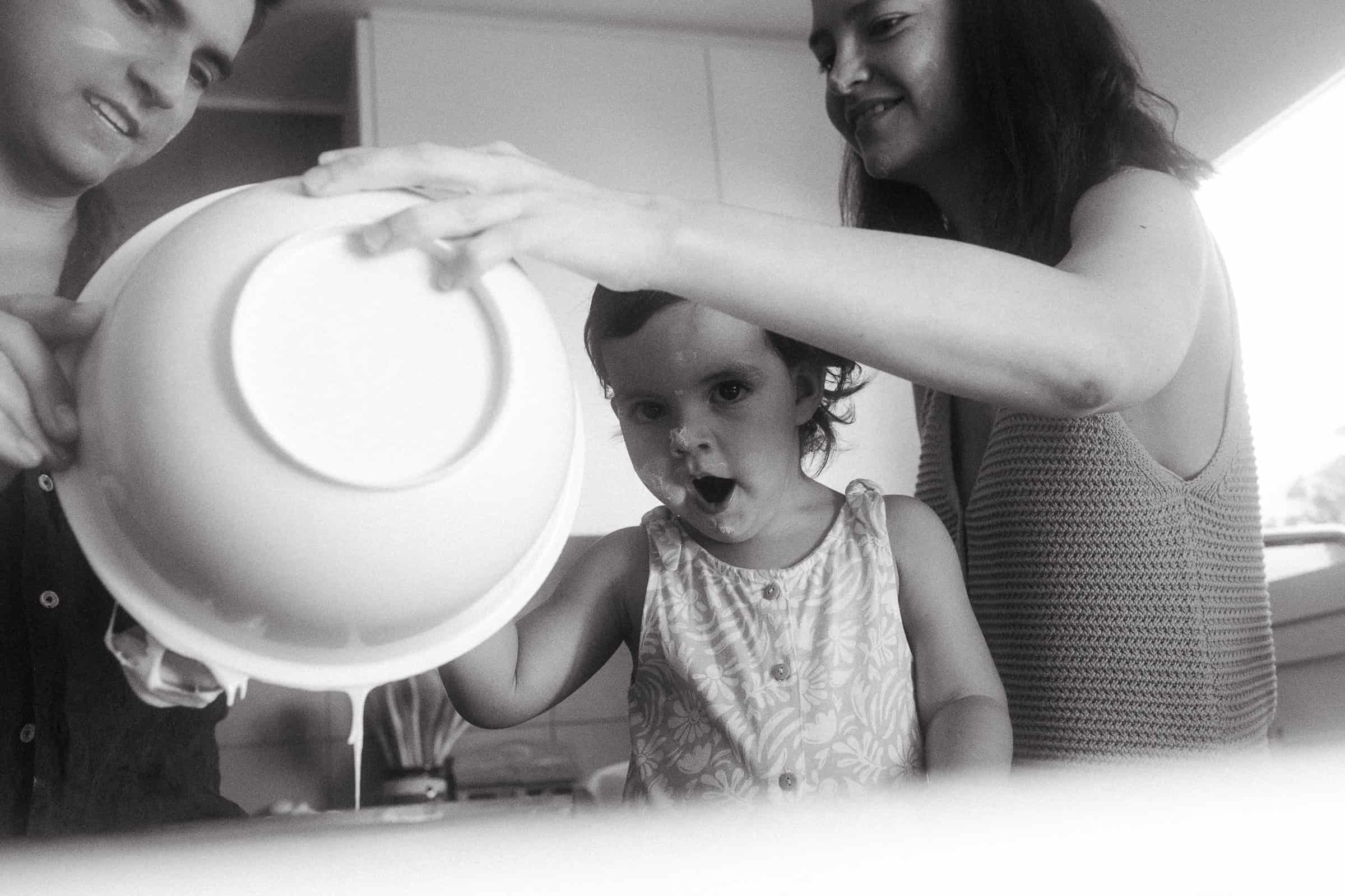 Home family photoshoot in Barcelona