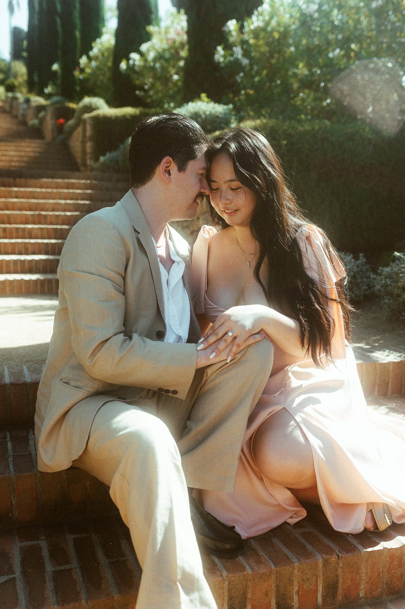 Surprise Proposal Photoshoot in Marimurtra botanical gardens