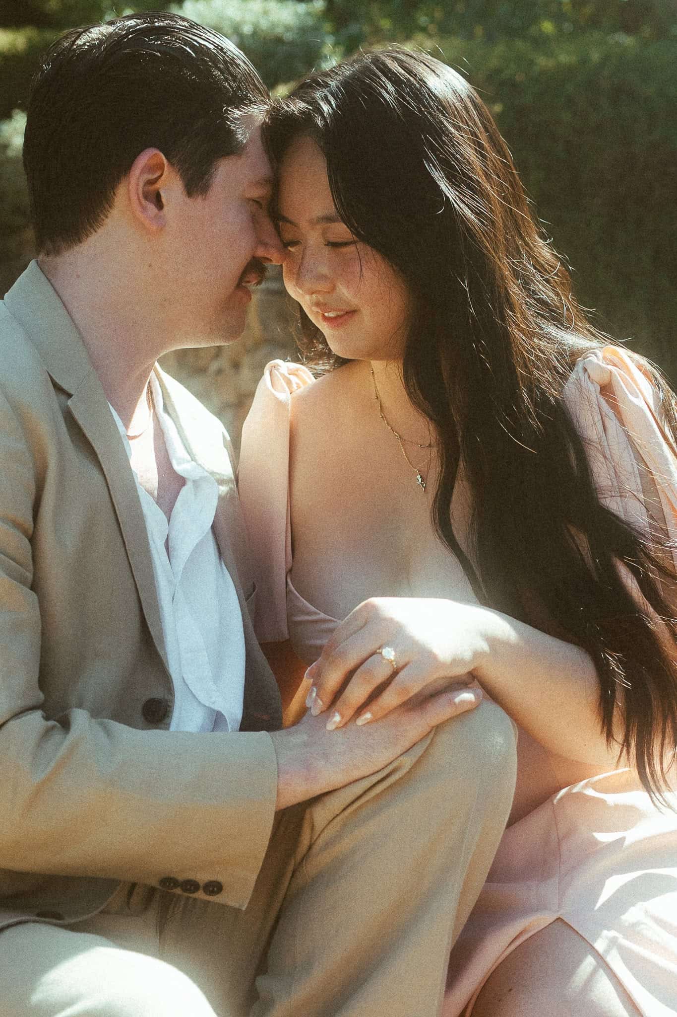 Surprise Proposal Photoshoot in Marimurtra botanical gardens