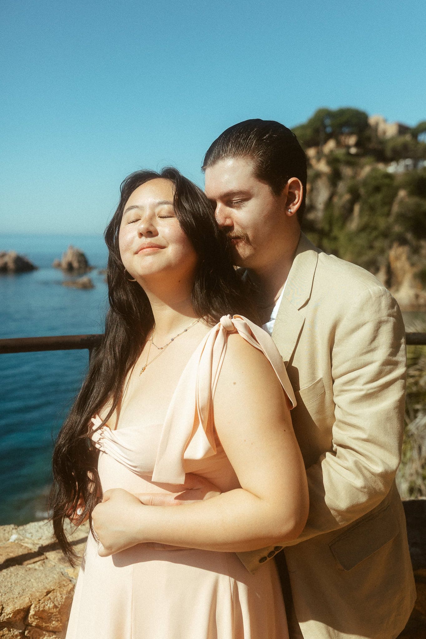 Surprise Proposal Photoshoot in Marimurtra botanical gardens