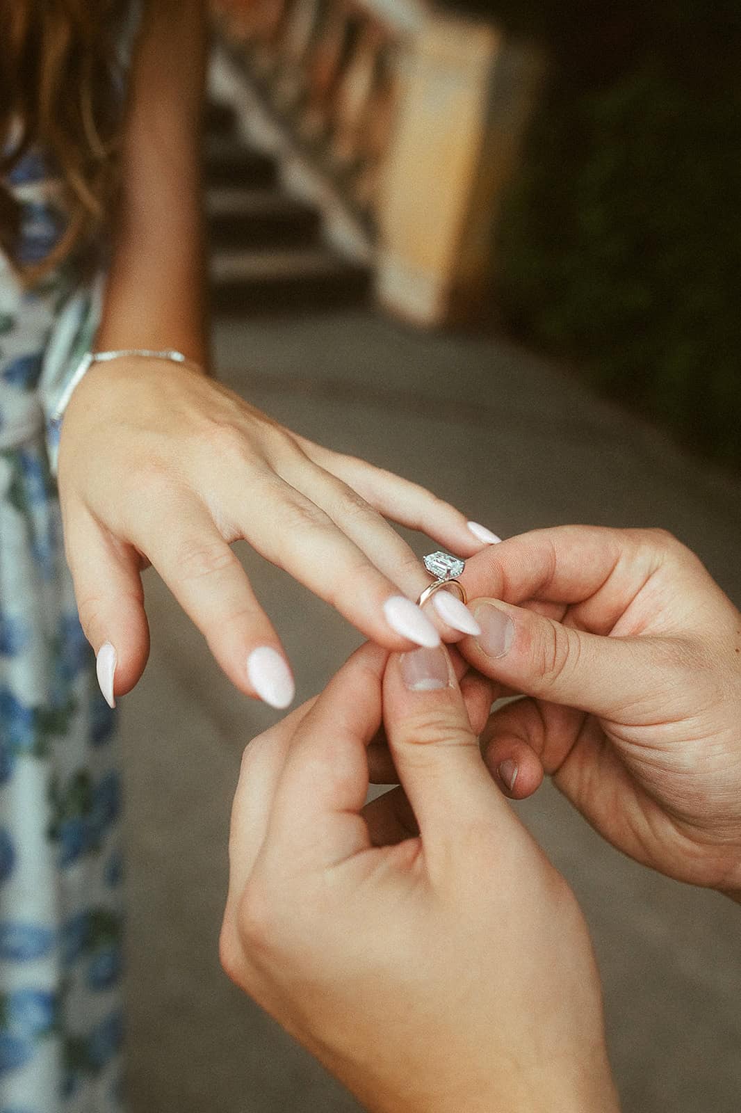 Surprise proposal in Parc del Laberint d’Horta, Barcelona