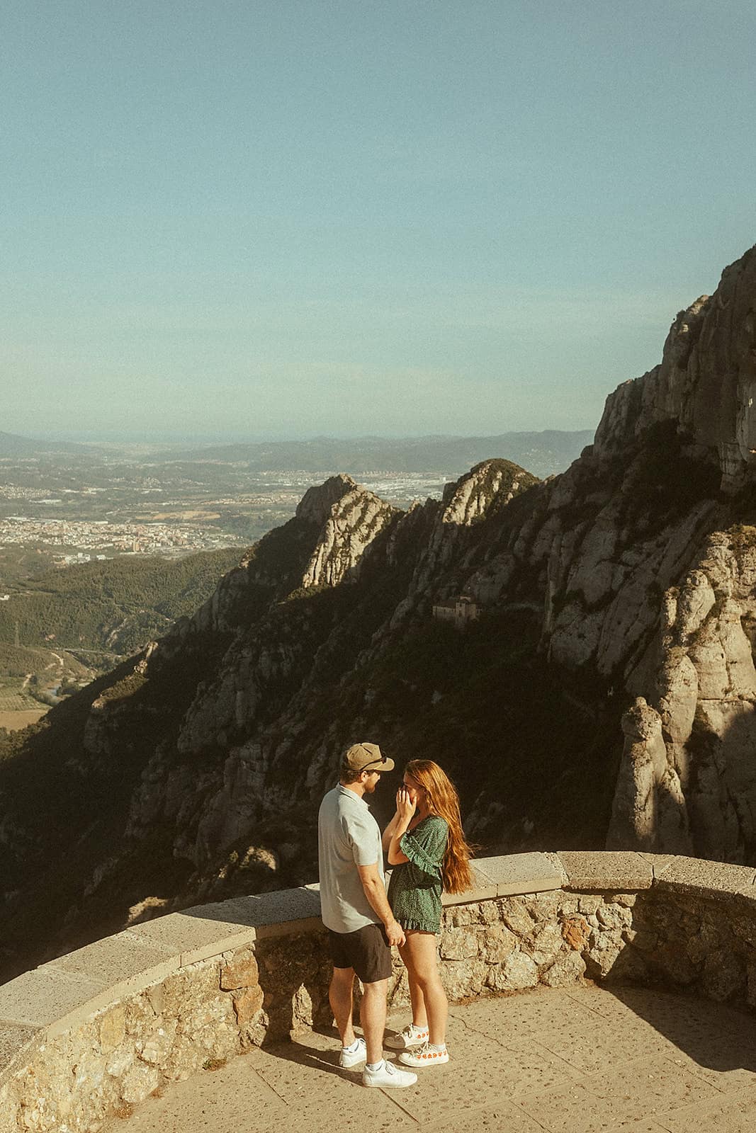 Surprise proposal photoshoot at Montserrat
