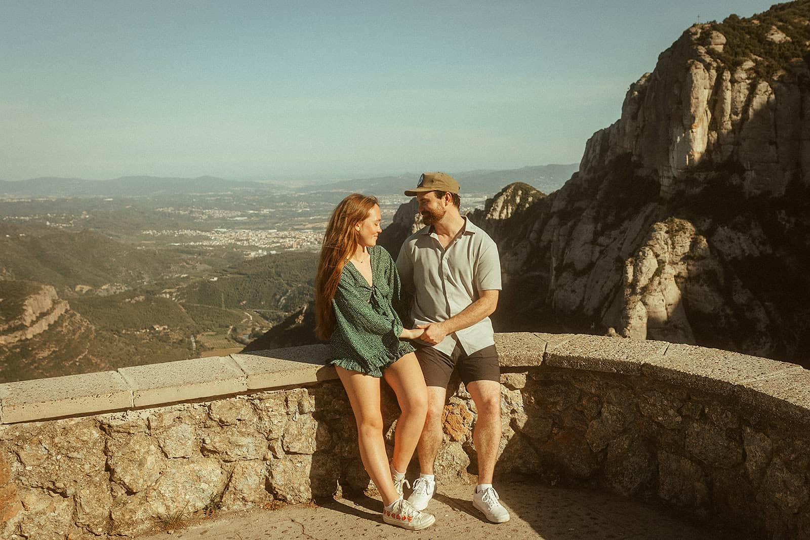 Barcelona Proposal Photographer | Surprise proposal photoshoot at Montserrat