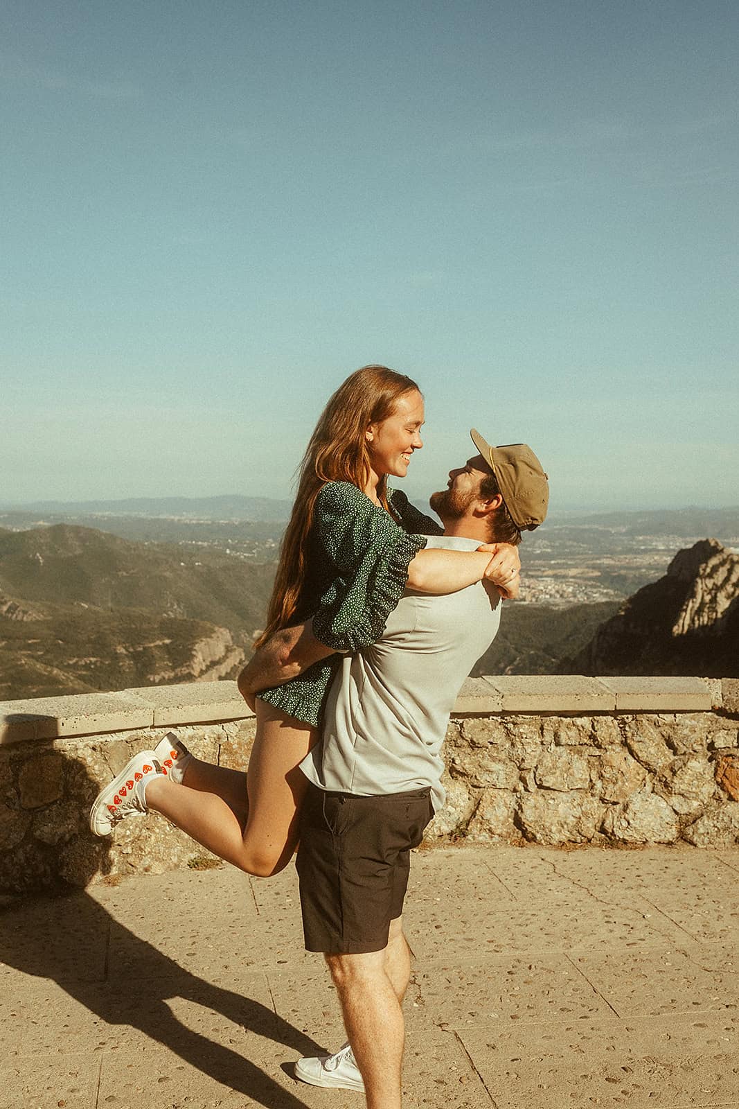 Barcelona Proposal Photographer | Surprise proposal photoshoot at Montserrat