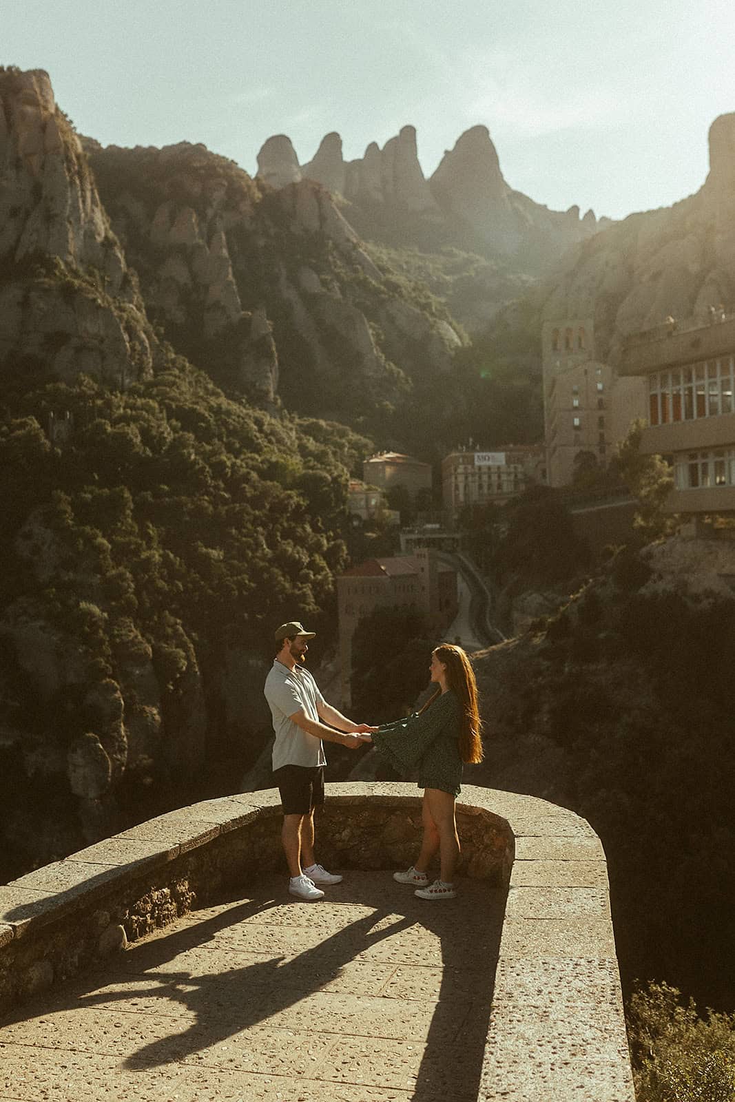 Barcelona Proposal Photographer | Surprise proposal photoshoot at Montserrat