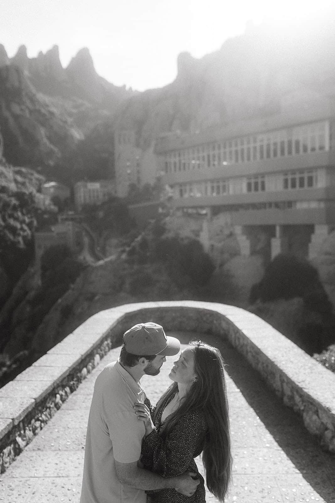 Barcelona Proposal Photographer | Surprise proposal photoshoot at Montserrat