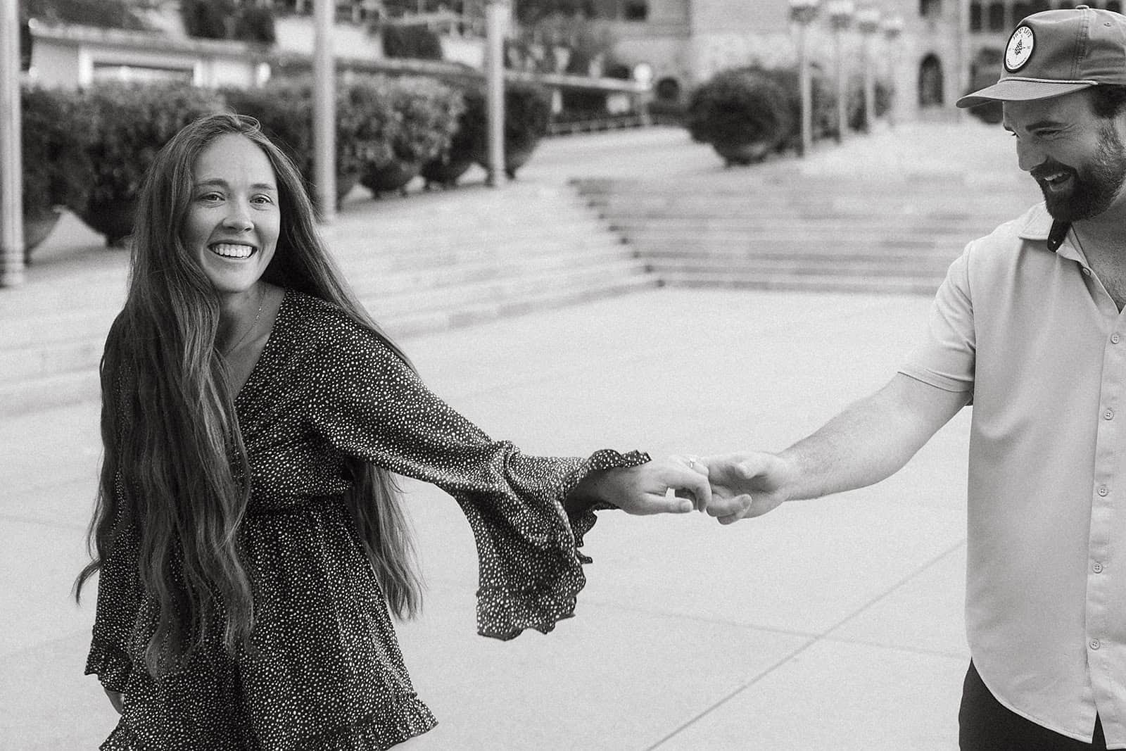 Barcelona Proposal Photographer | Surprise proposal photoshoot near Montserrat monastery
