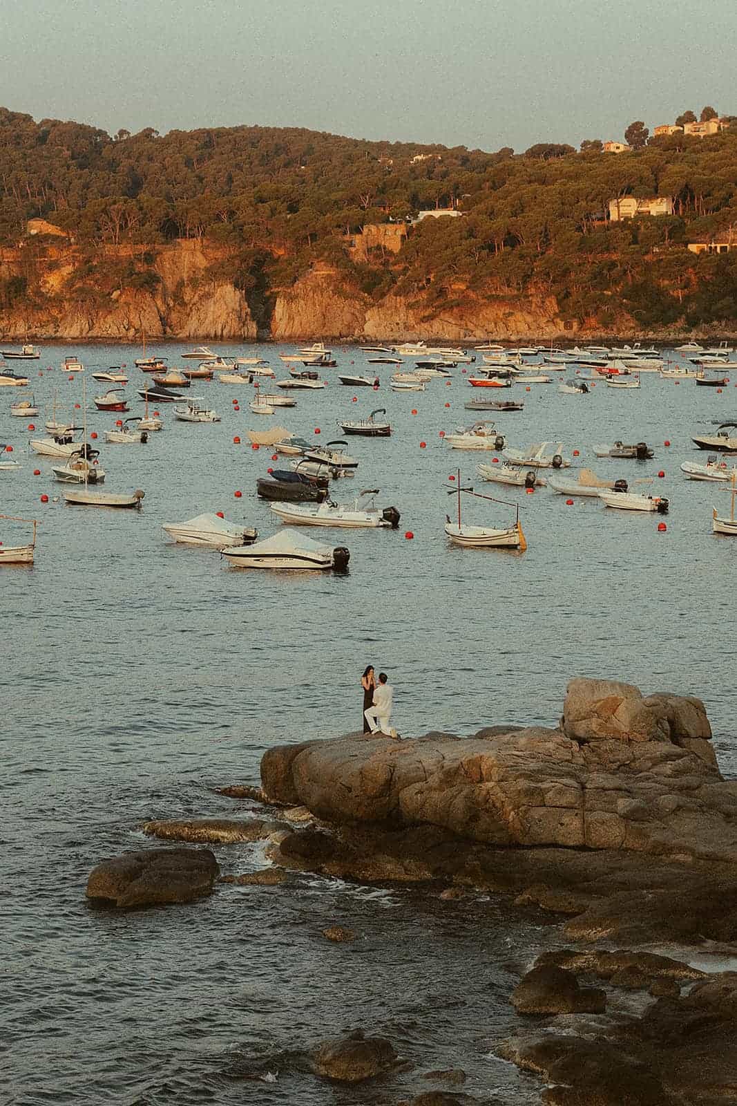 Surprise proposal photoshoot in Calella de Palafrugell