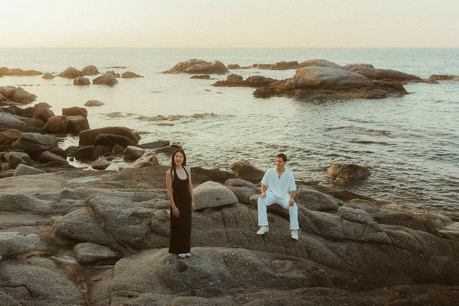 Surprise proposal photoshoot in Calella de Palafrugell