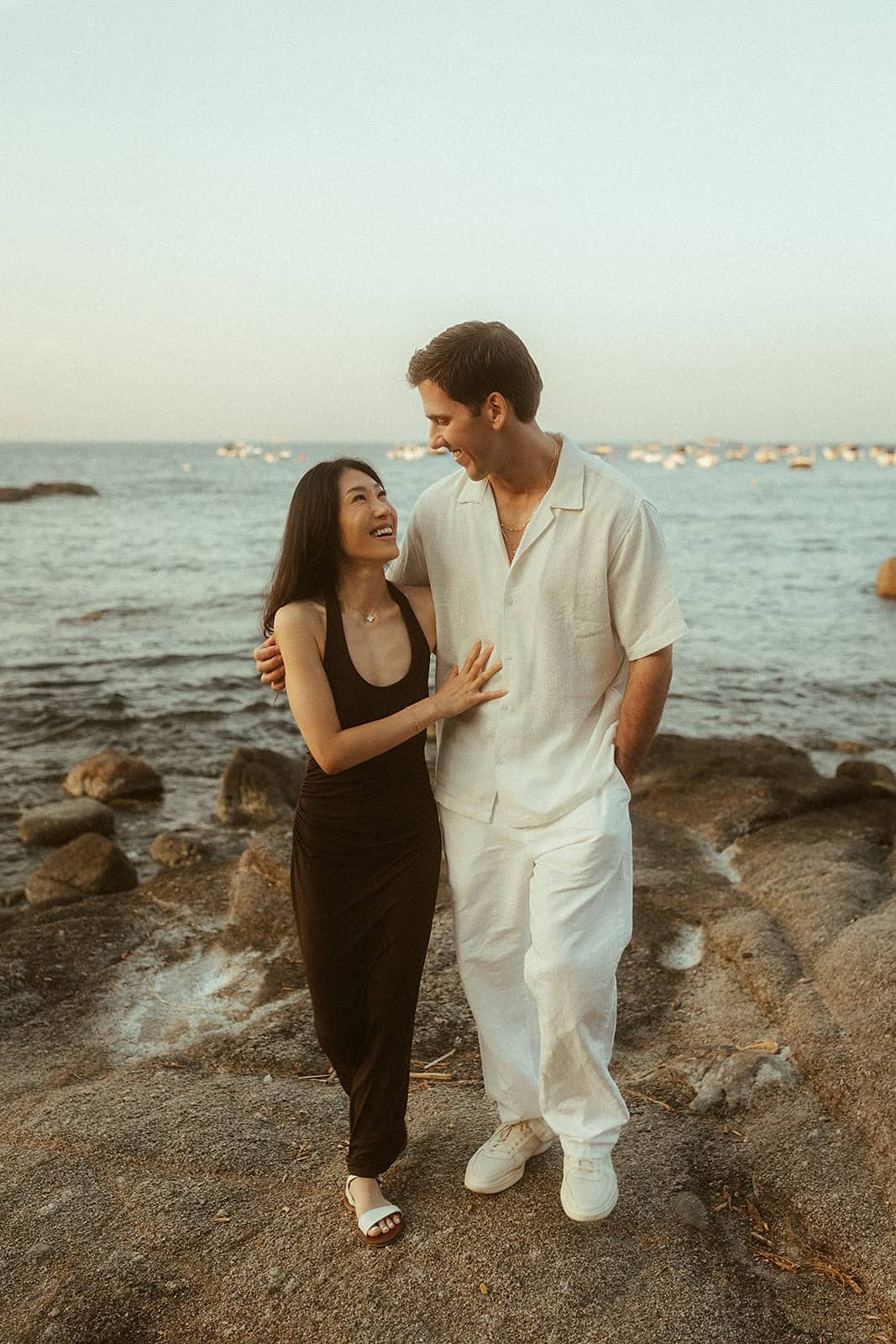 Surprise proposal photoshoot in Calella de Palafrugell