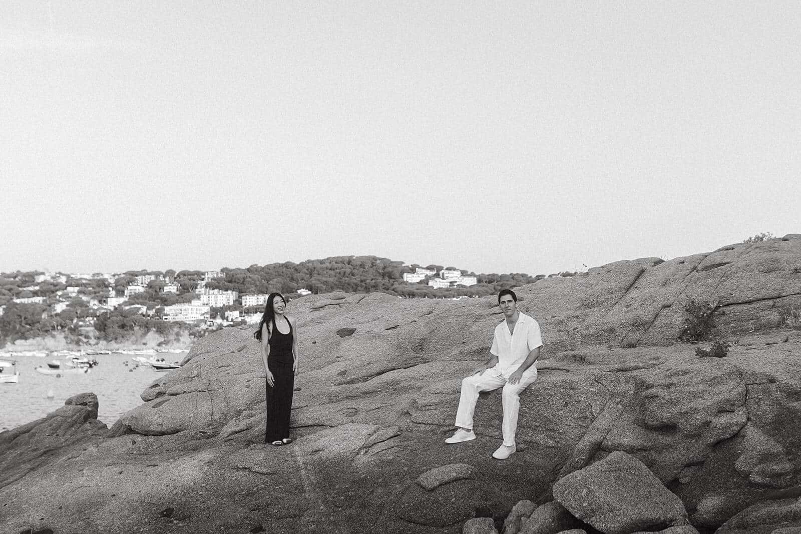 Surprise proposal photoshoot in Calella de Palafrugell