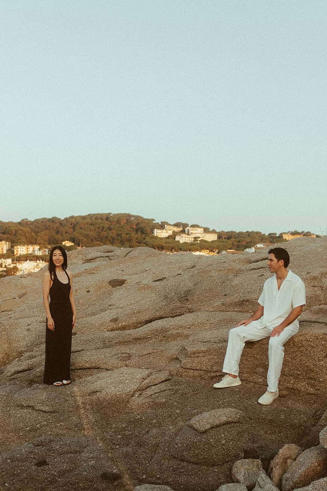 Surprise proposal photoshoot in Calella de Palafrugell