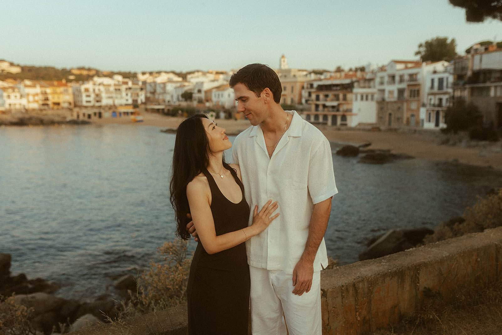 Surprise proposal photoshoot in Calella de Palafrugell
