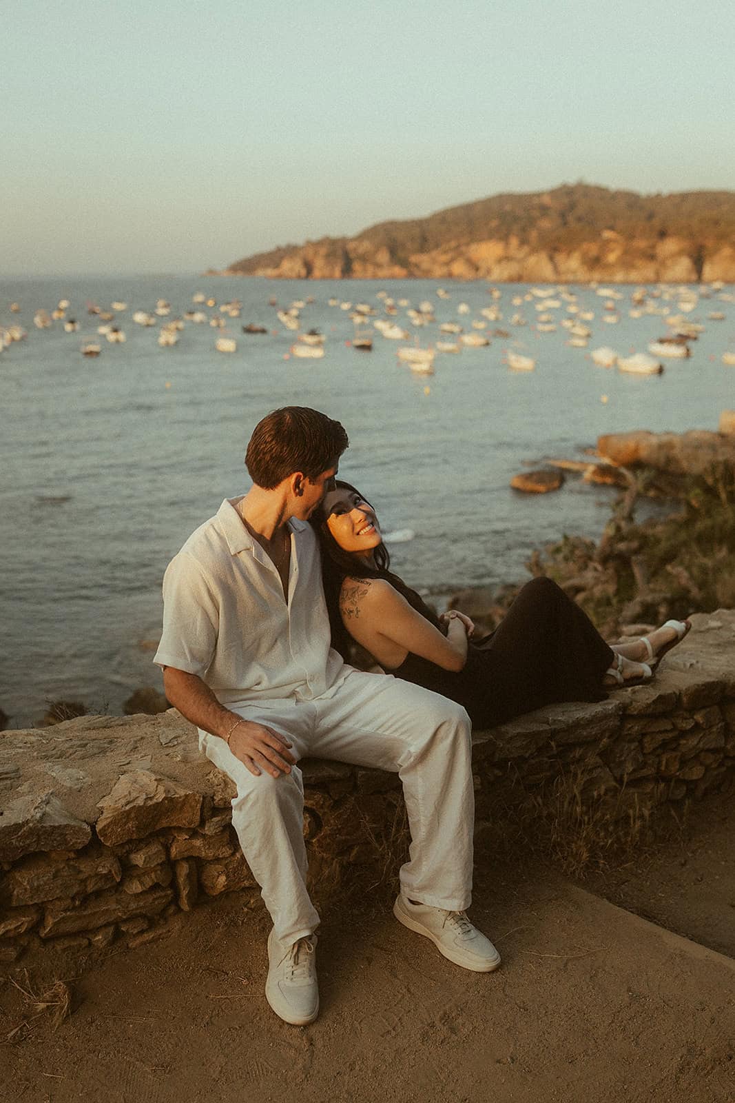 Surprise proposal photoshoot in Calella de Palafrugell