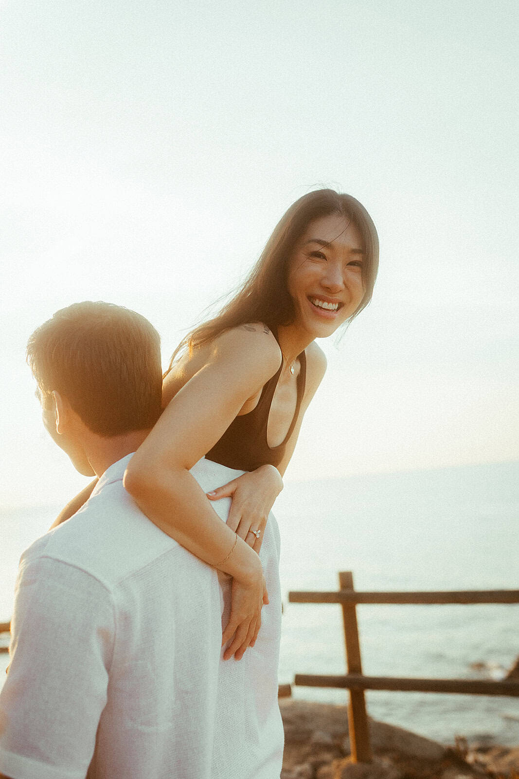 Surprise proposal photoshoot in Calella de Palafrugell