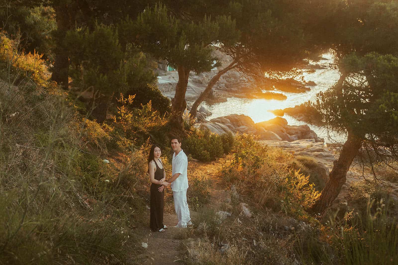 Surprise proposal photoshoot in Calella de Palafrugell