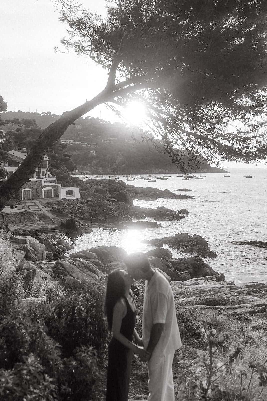 Surprise proposal photoshoot in Calella de Palafrugell